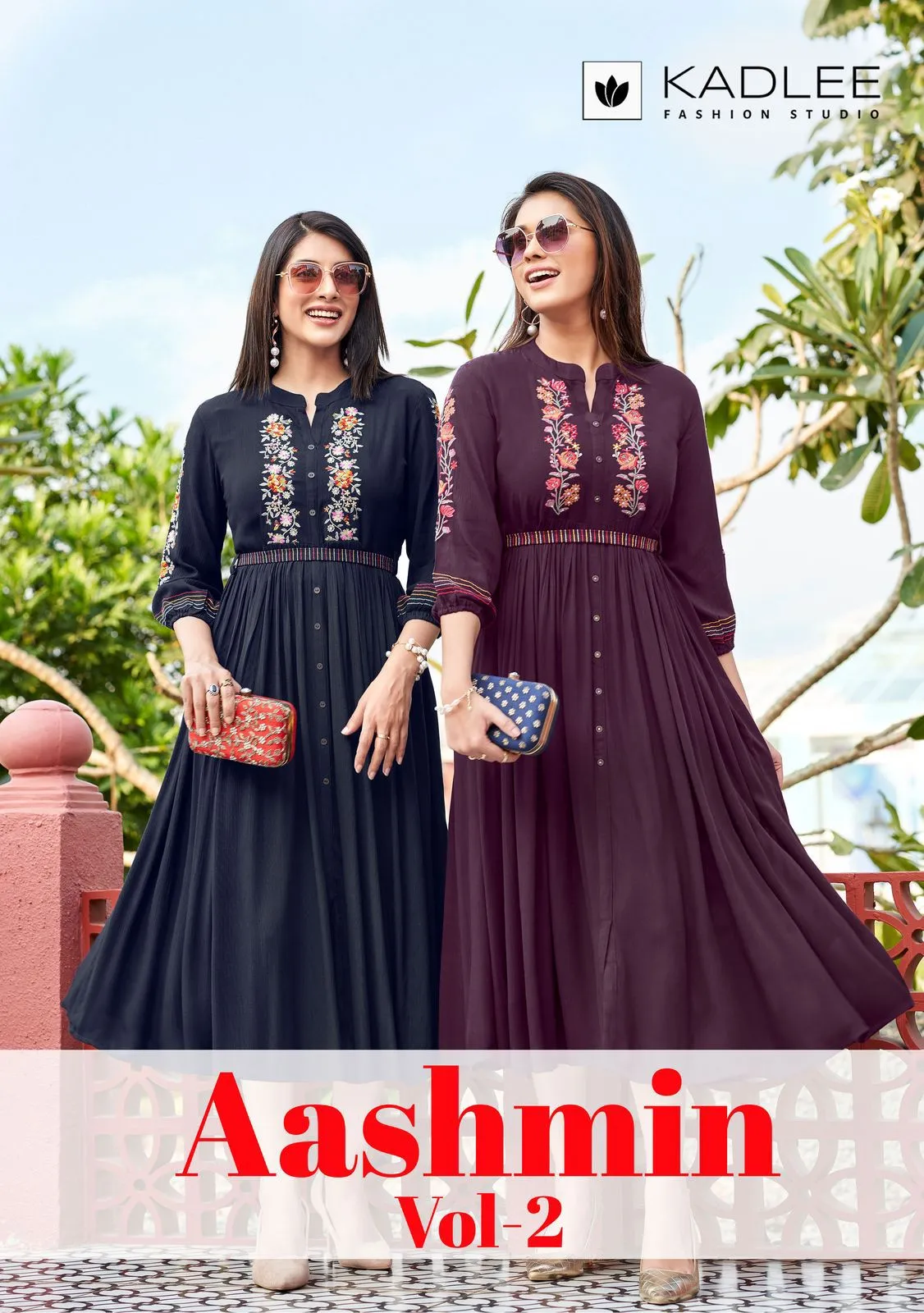 Kadlee Ashmin Vol 2 Wrinkle Rayon Wholesale Designer Kurtis Collection