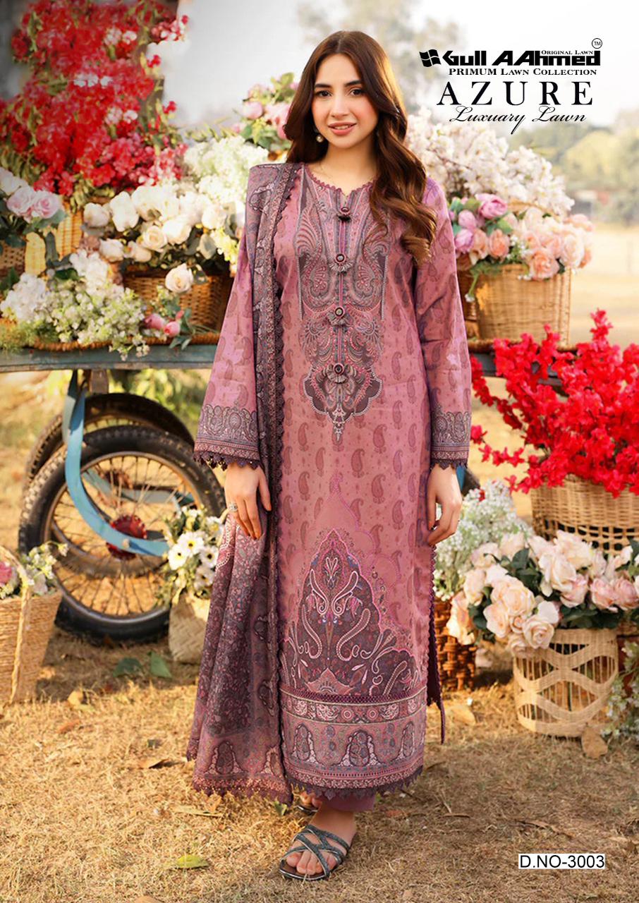 Gull Aahmed Azure Vol 3 Pure Lawn Cotton Wholesale Pakistani Readymade Collection