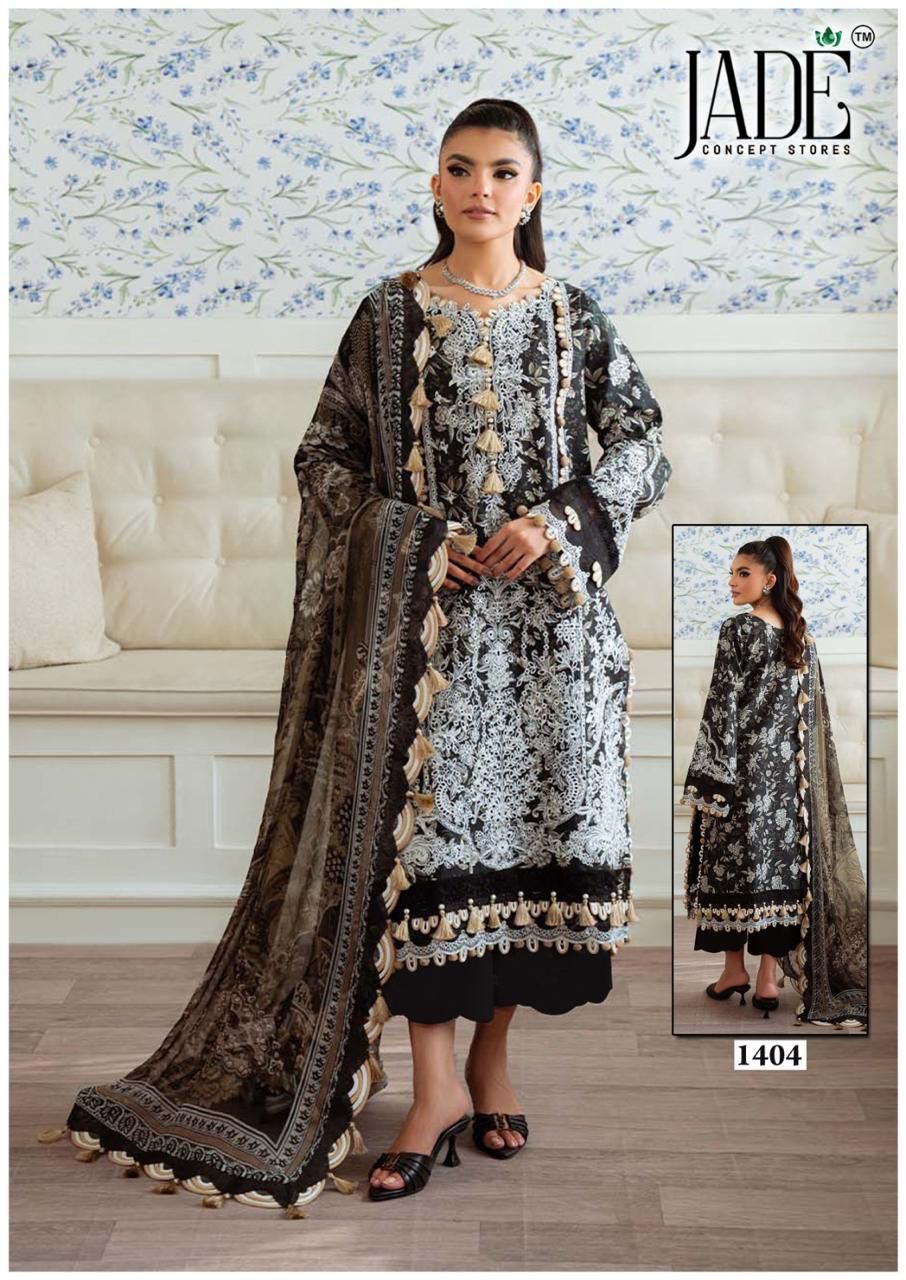 Jade Bin Saeed Vol 14 Cotton Luxury Wholesale Dress Material Collection