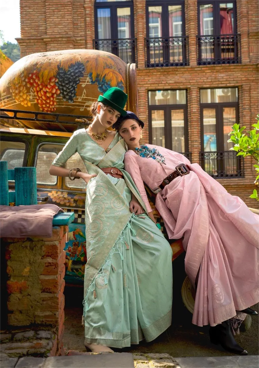 Rajtex Kaia Silk Tussar Silk Handloom Wholesale Party Wear Sarees Collection