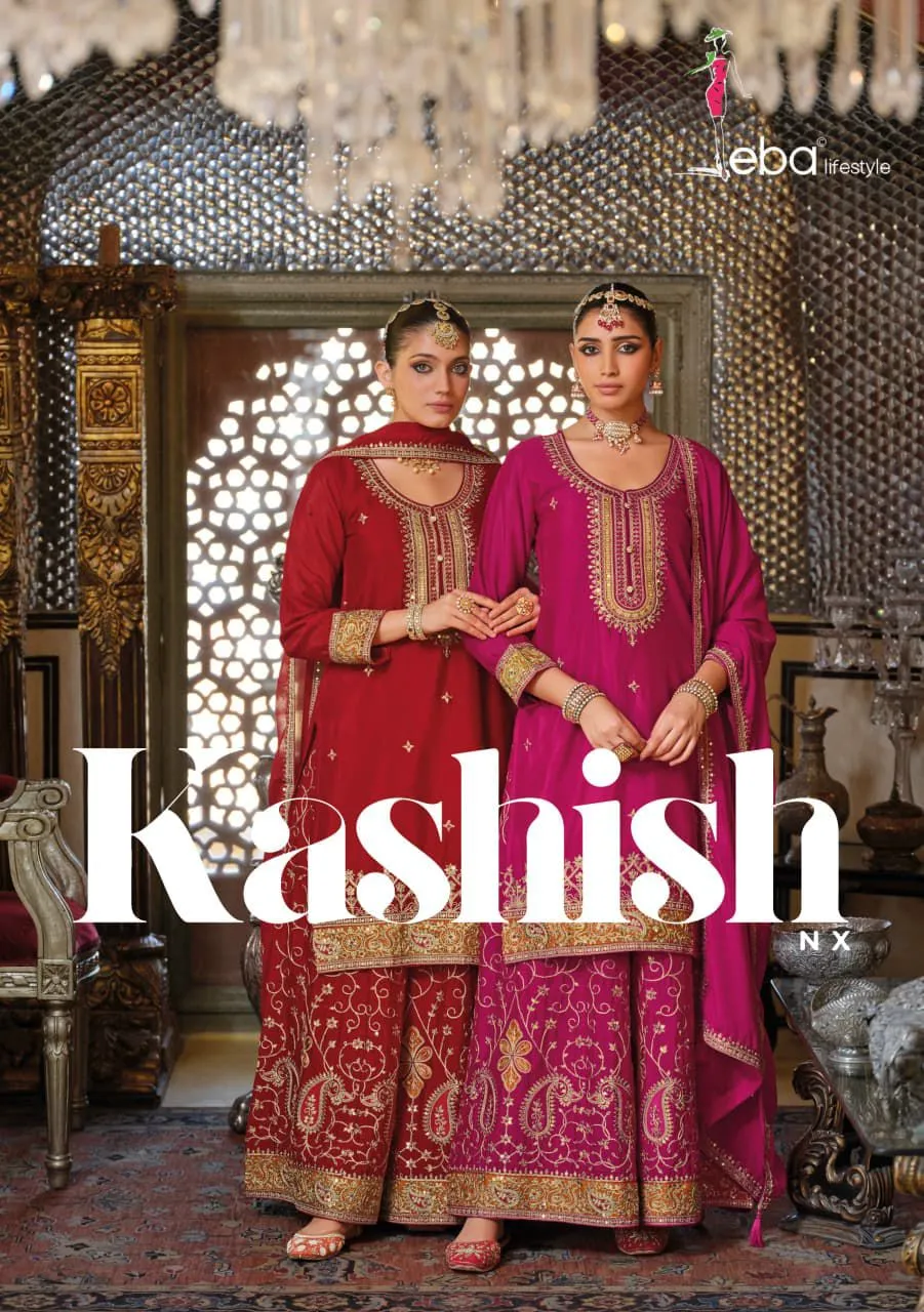Eba Lifestyle Kashish-Nx Heavy Chinon Wholesale Designer Readymade Collection