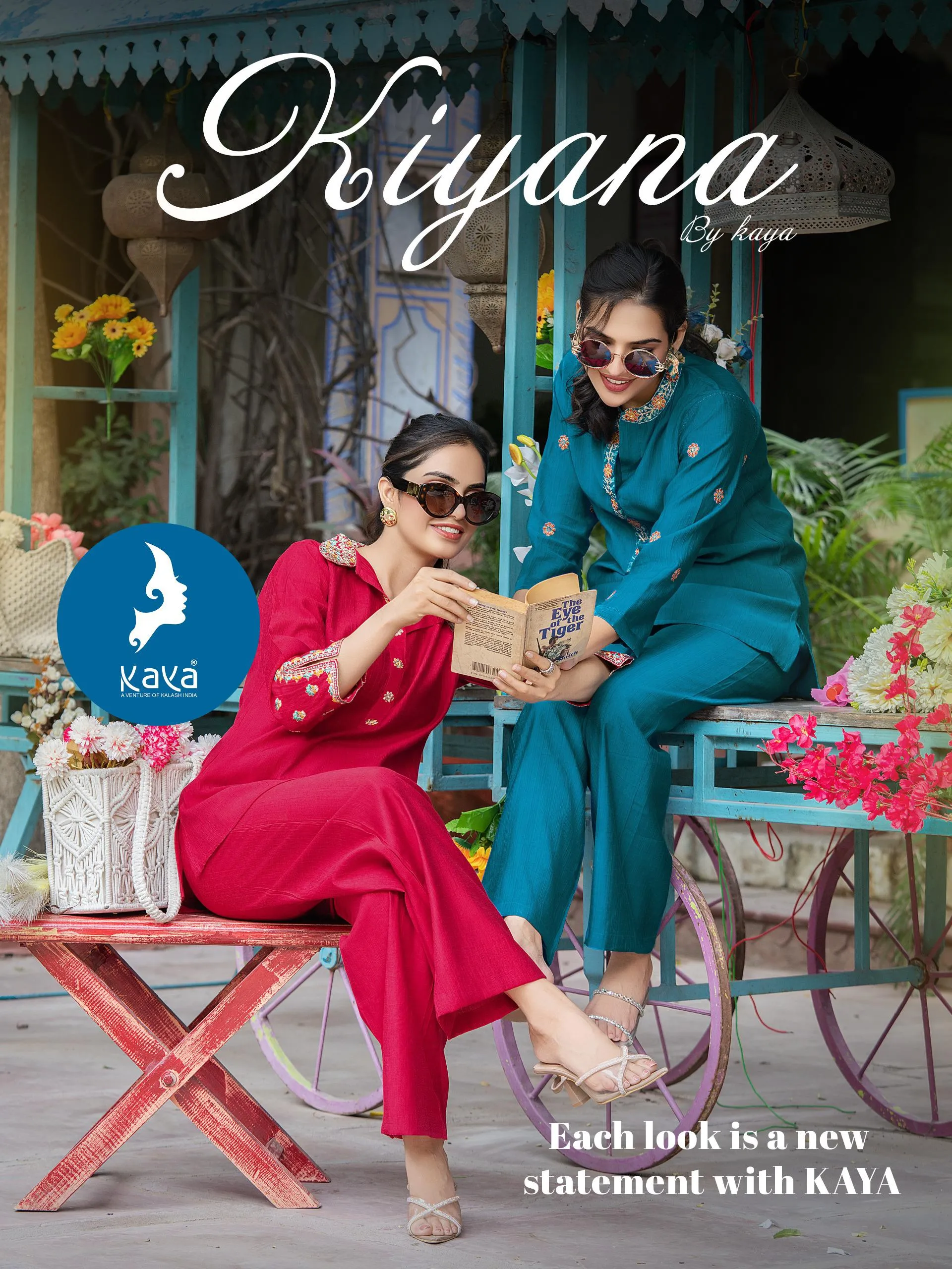 Kaya Kiyana Vertican Wholesale Casual Wear Co-Ord Set Collection