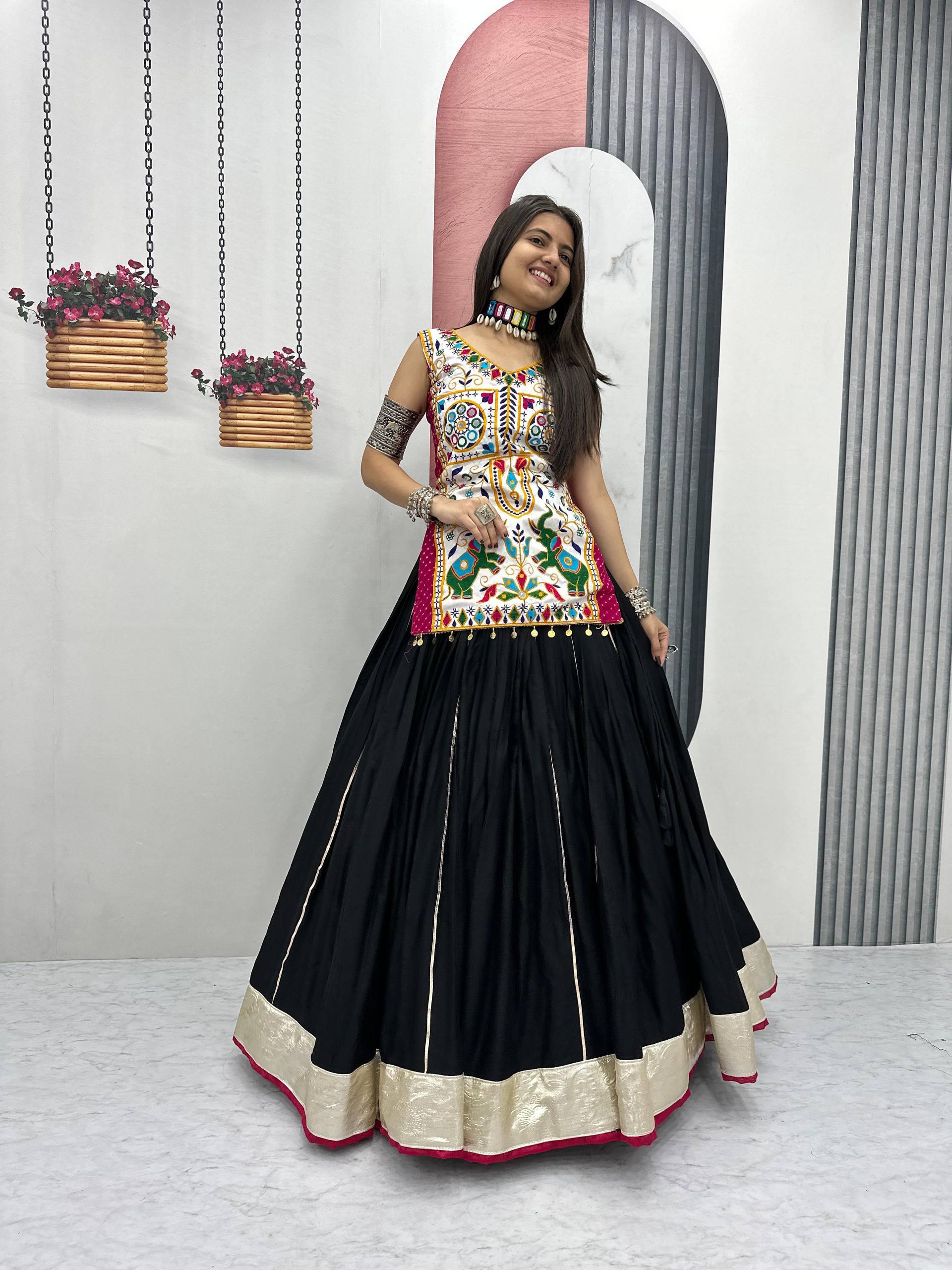 Rama Export N43 Moteda Gamathi Work Wholesale Navratri Special Lehenga Choli Collection
