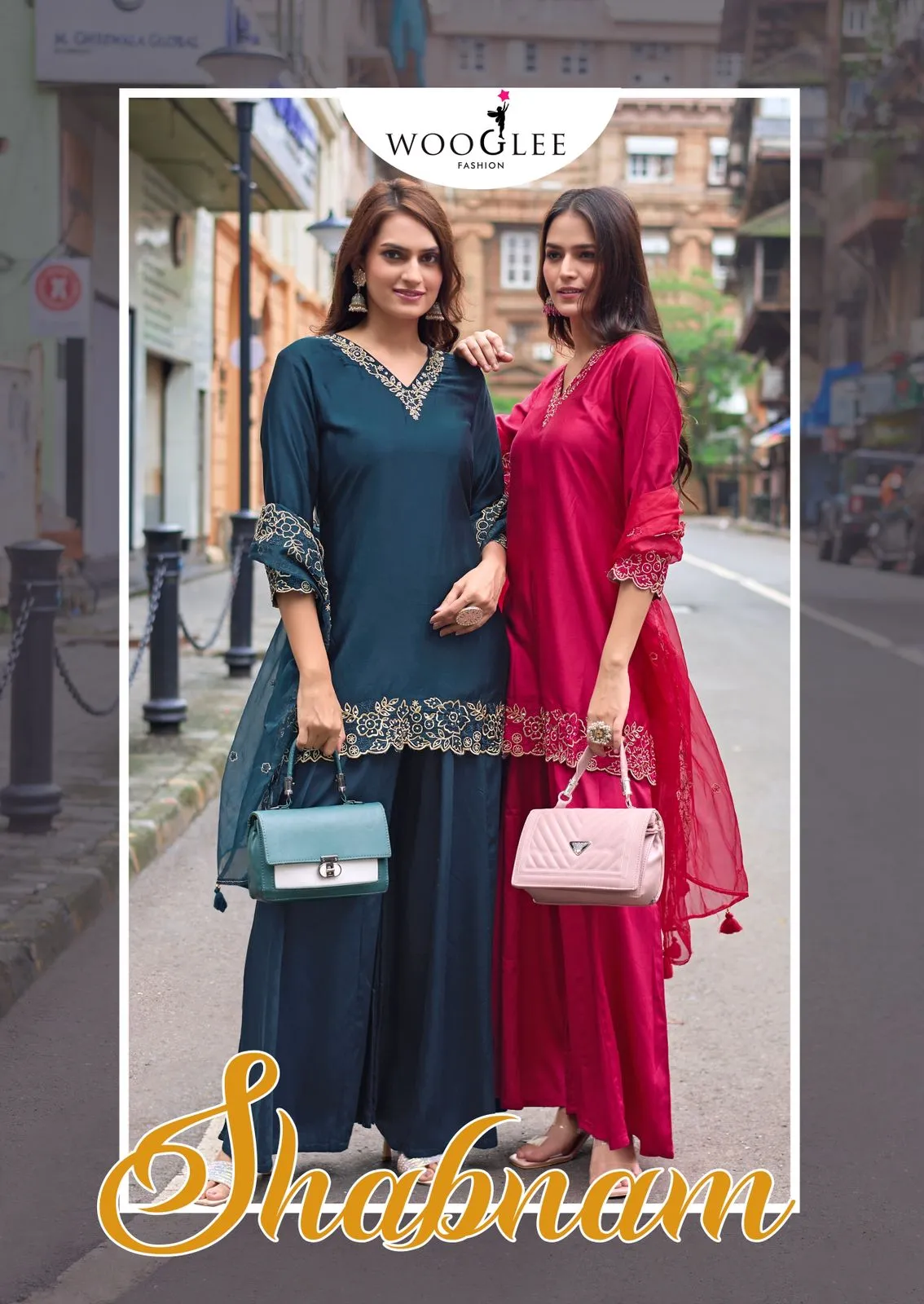 Wooglee Shabnam Gajji Silk Wholesale Fancy Readymade Suit Collection