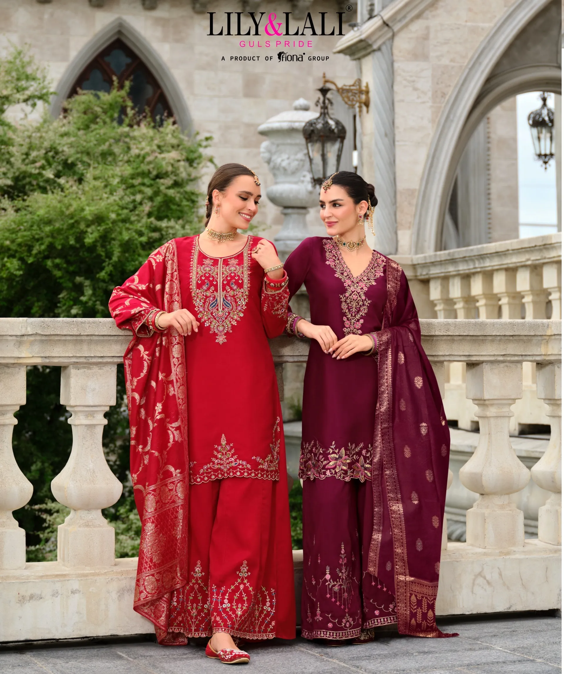 Lily And Lali Suhagini Silk Embroidery and Handwork Wholesale Readymade Collection