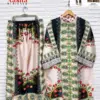 Aasha Designer Modal Satin Print Readymade Co-ord Set