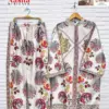 Aasha Designer Modal Satin Print Readymade Co-ord Set