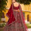 Anantesh Wedding Bride Vol 3 D NO: - 13008 Premium Velvet Wholesale Designer Bridal Lehenga Choli Collection