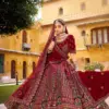 Anantesh Wedding Bride Vol 3 D NO: - 13009 Premium Velvet Wholesale Designer Bridal Lehenga Choli Collection