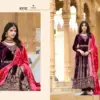Four Dots Anarkali Viscose Makhmali Velvet Work Wholesale Winter Wear Suits Collection