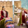Fourdots Iconblast Viscos Makhmali Velvet Wholesale Winter Suit Collection