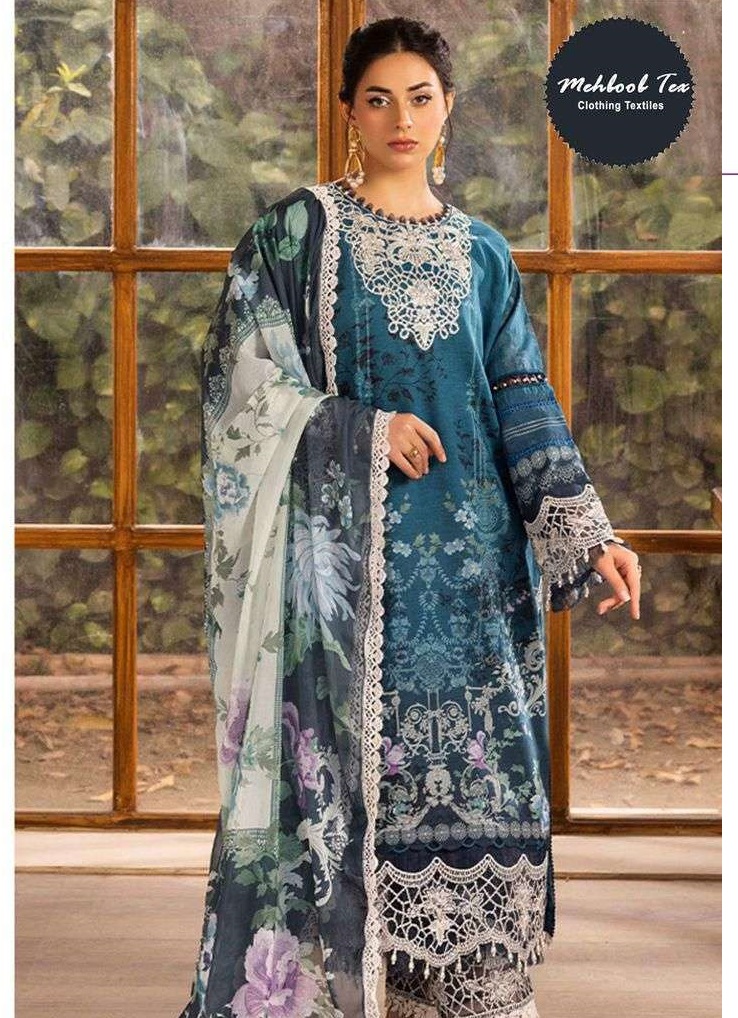 Mehboob Tex Design No-1636-1639 Pure Cotton Wholesale Pakistani Suit Collection