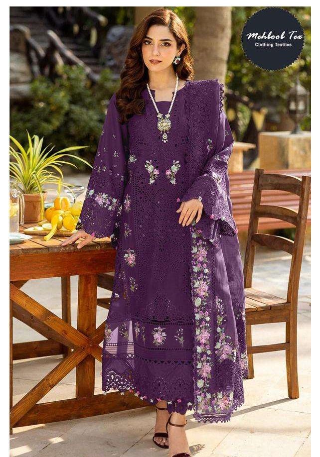 Mehboob Tex Design No-1675 Pure Cotton Wholesale Pakistani Suit Collection