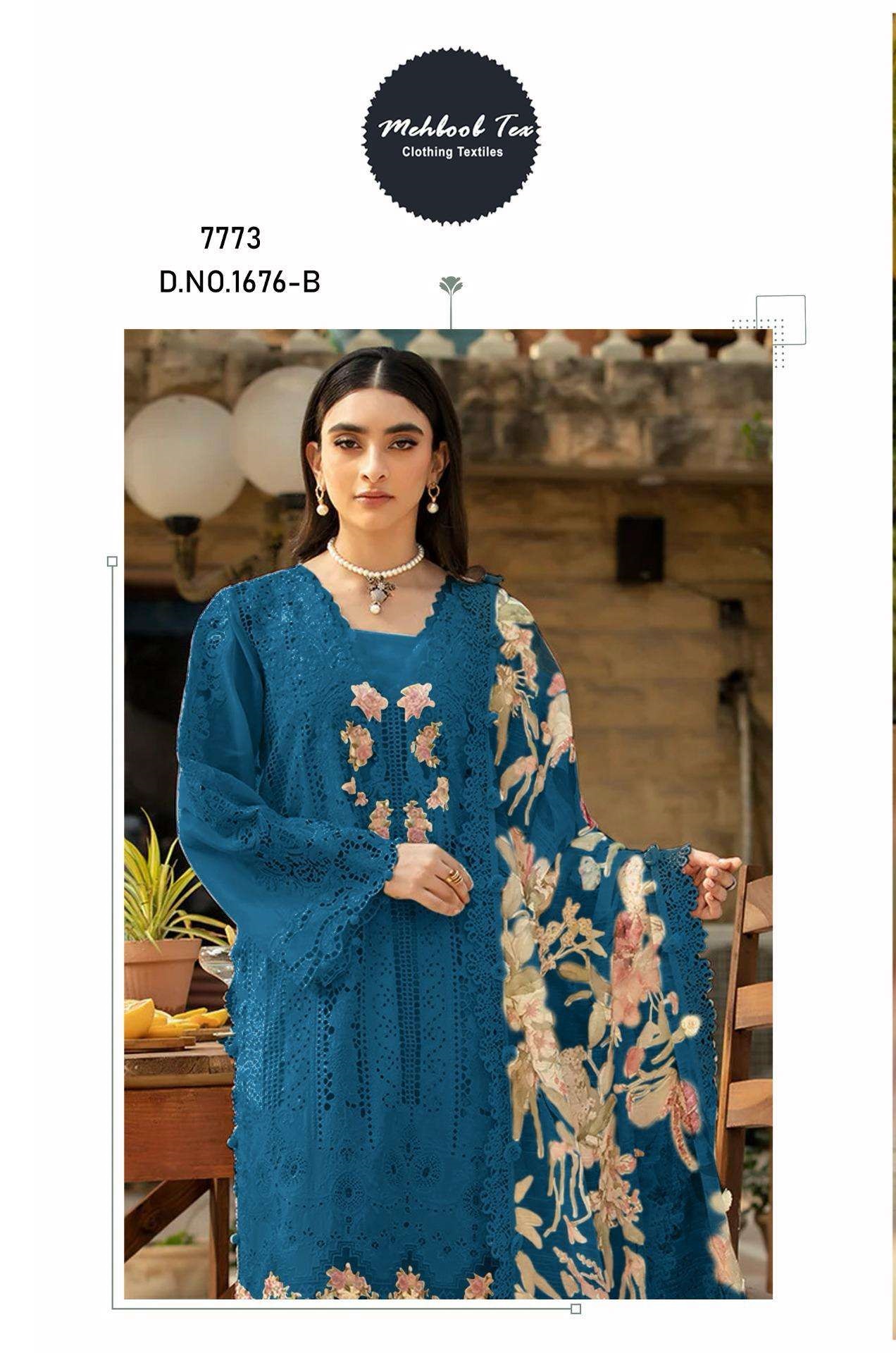Mehboob Tex Design No-1676 BC Pure Cotton Wholesale Pakistani Suit Collection