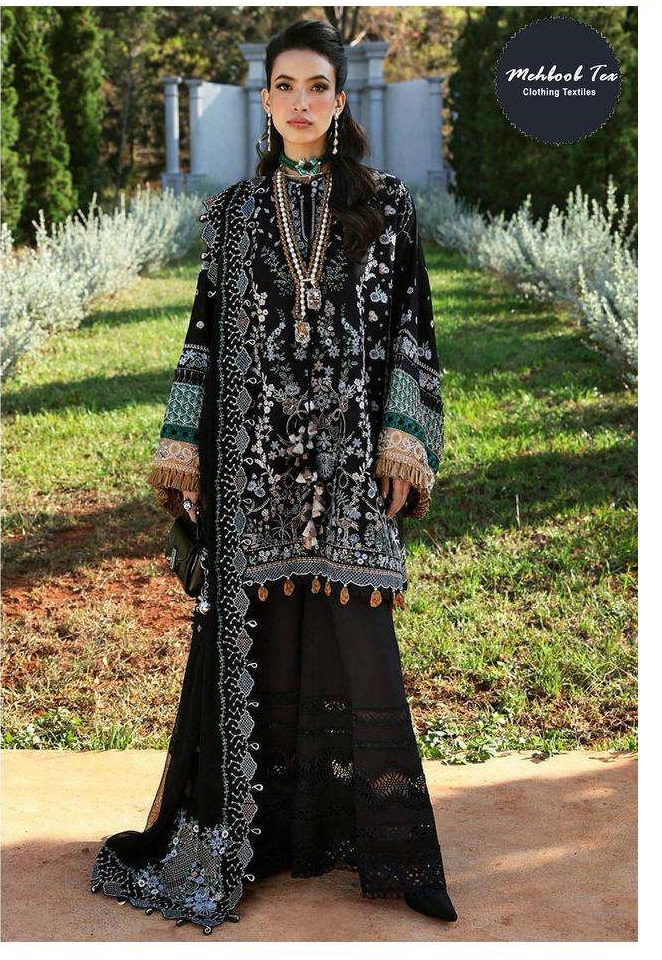 Mehboob Tex Design No - 1743-1744 Pure Cotton Wholesale Pakistani Suit Collection