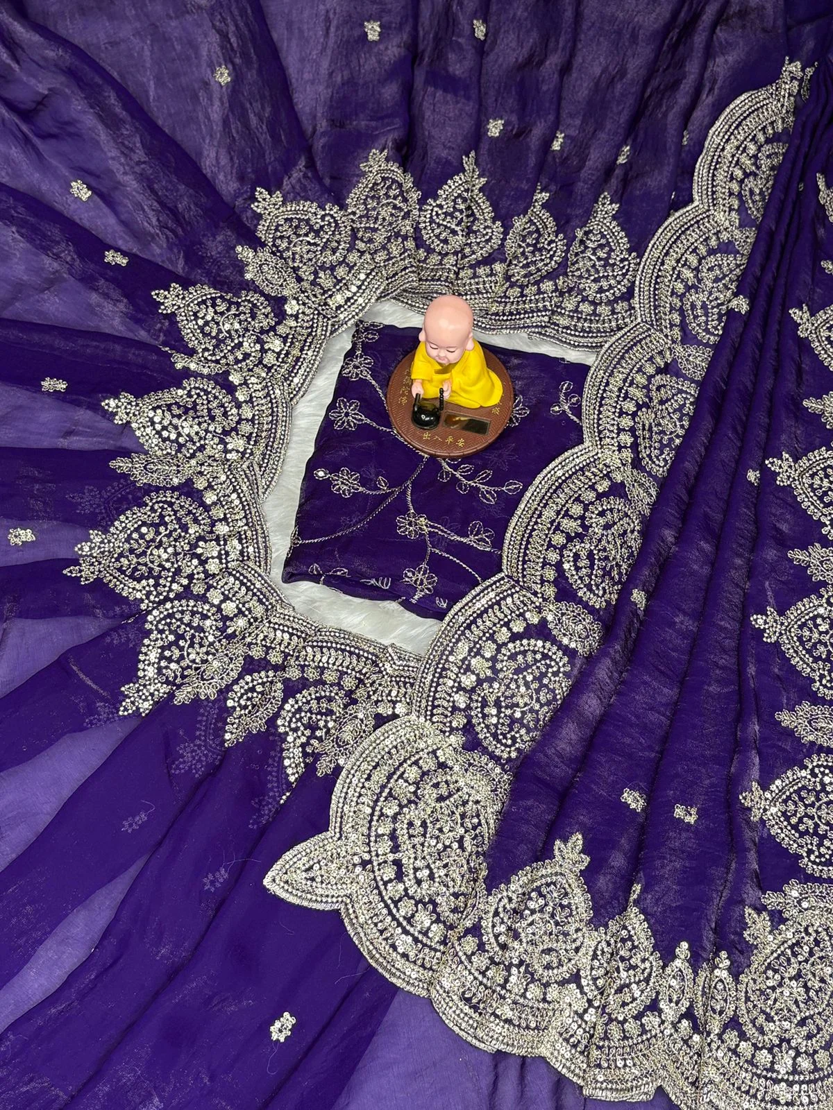 Rama Export VT-775 Pure Fandy satin Wholesale Designer Sarees Collection