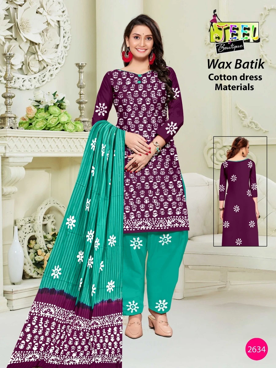 Jeel Contrast wax Batik