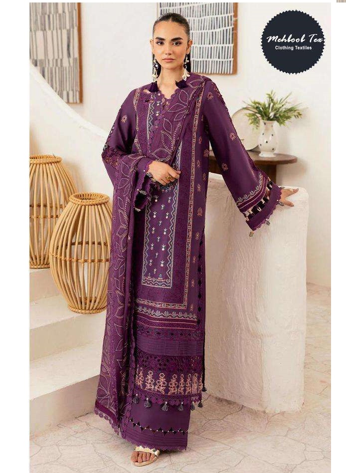 Mehboob Tex Design No-1750-1751 Pure Cotton Wholesale Pakistani Suit Collection