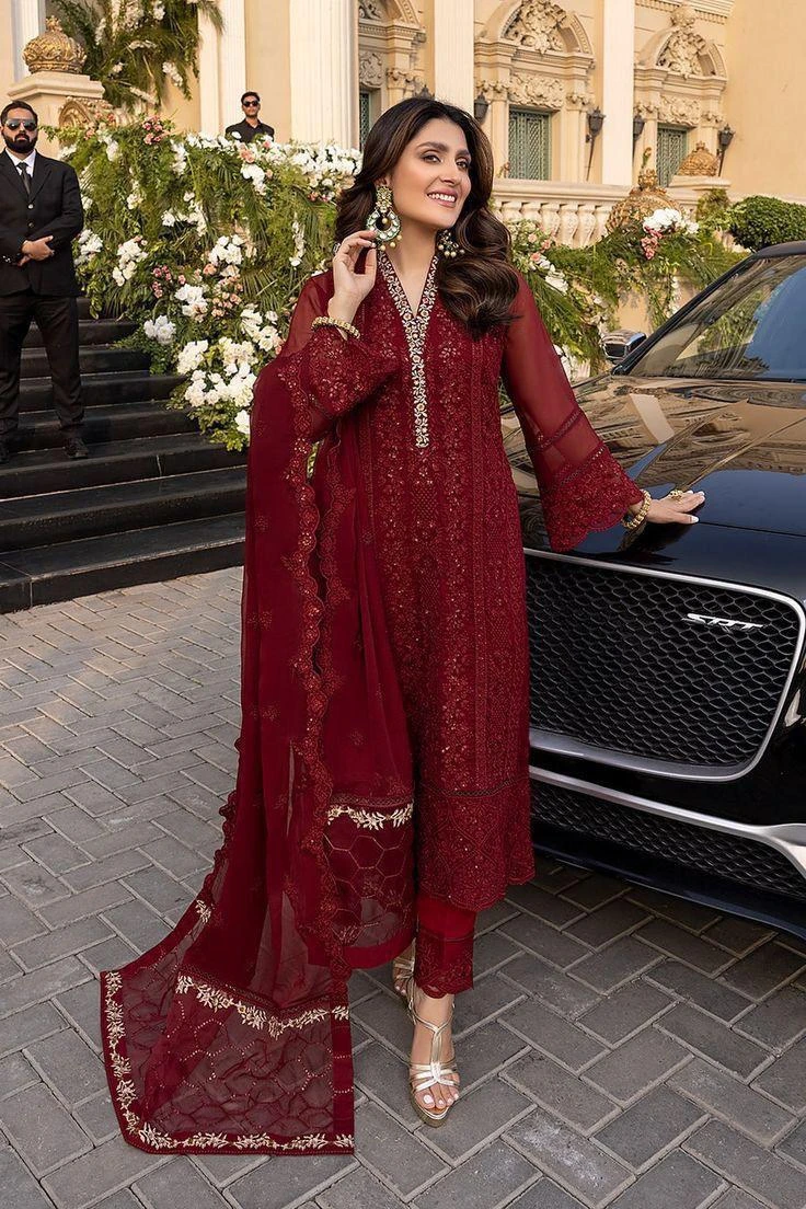 Rama Export JF-001 Heavy Georgette Wholesale Designer Pakistani Suit Collection