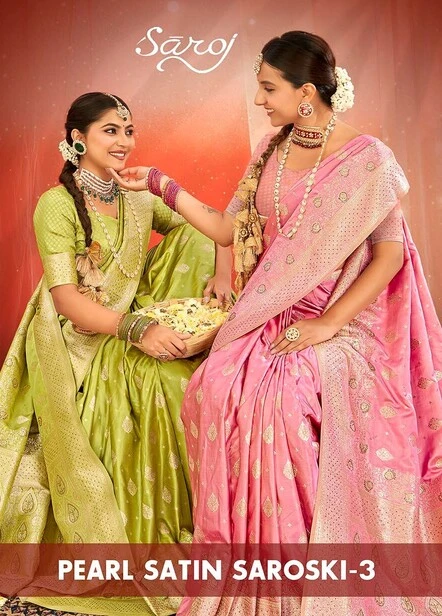 Saroj Pearl Satin Saroski Vol 3