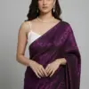 Delta Paan 1 Lycra Plain Fancy Saree Collection