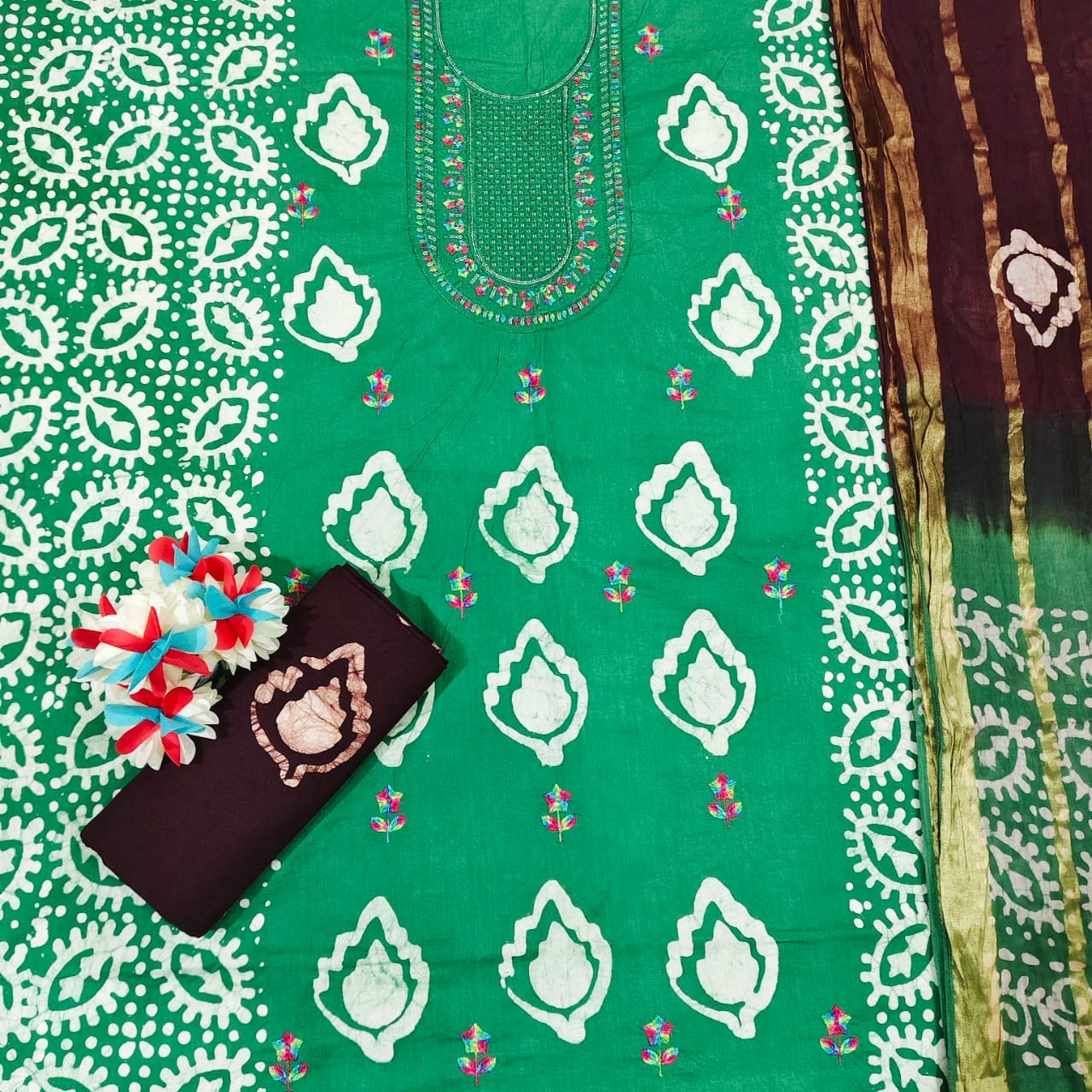 Nemi Wax Batik With Sequence Work