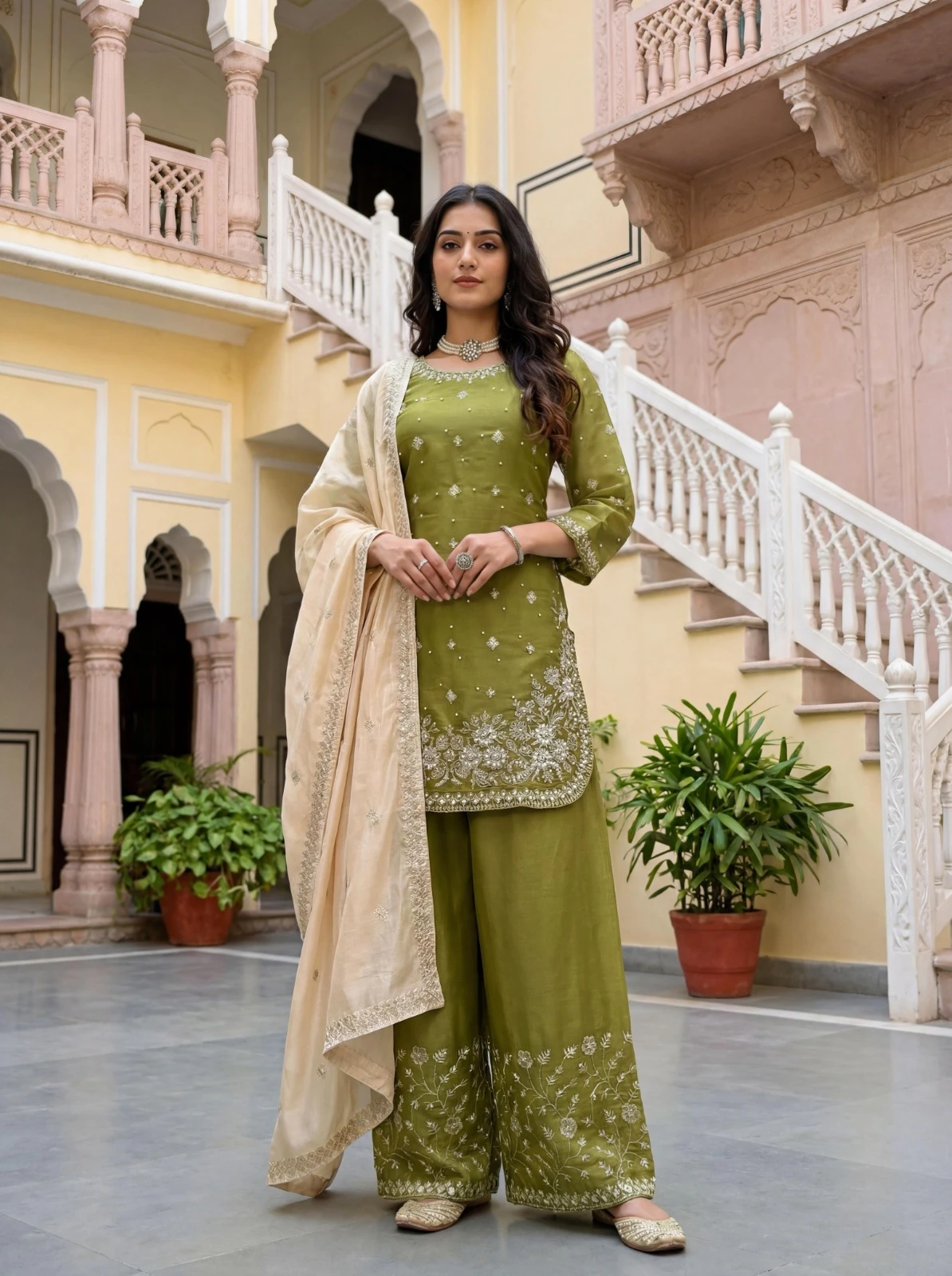 Rama Export Code -1549-A Heavy GMY SILK Wholesale Readymade Pakistani Suit Collection