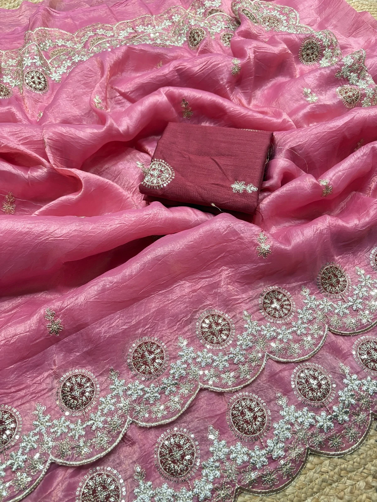 Rama Export Nagma Premium Gold Crush Wholesale Designer Sarees Collection