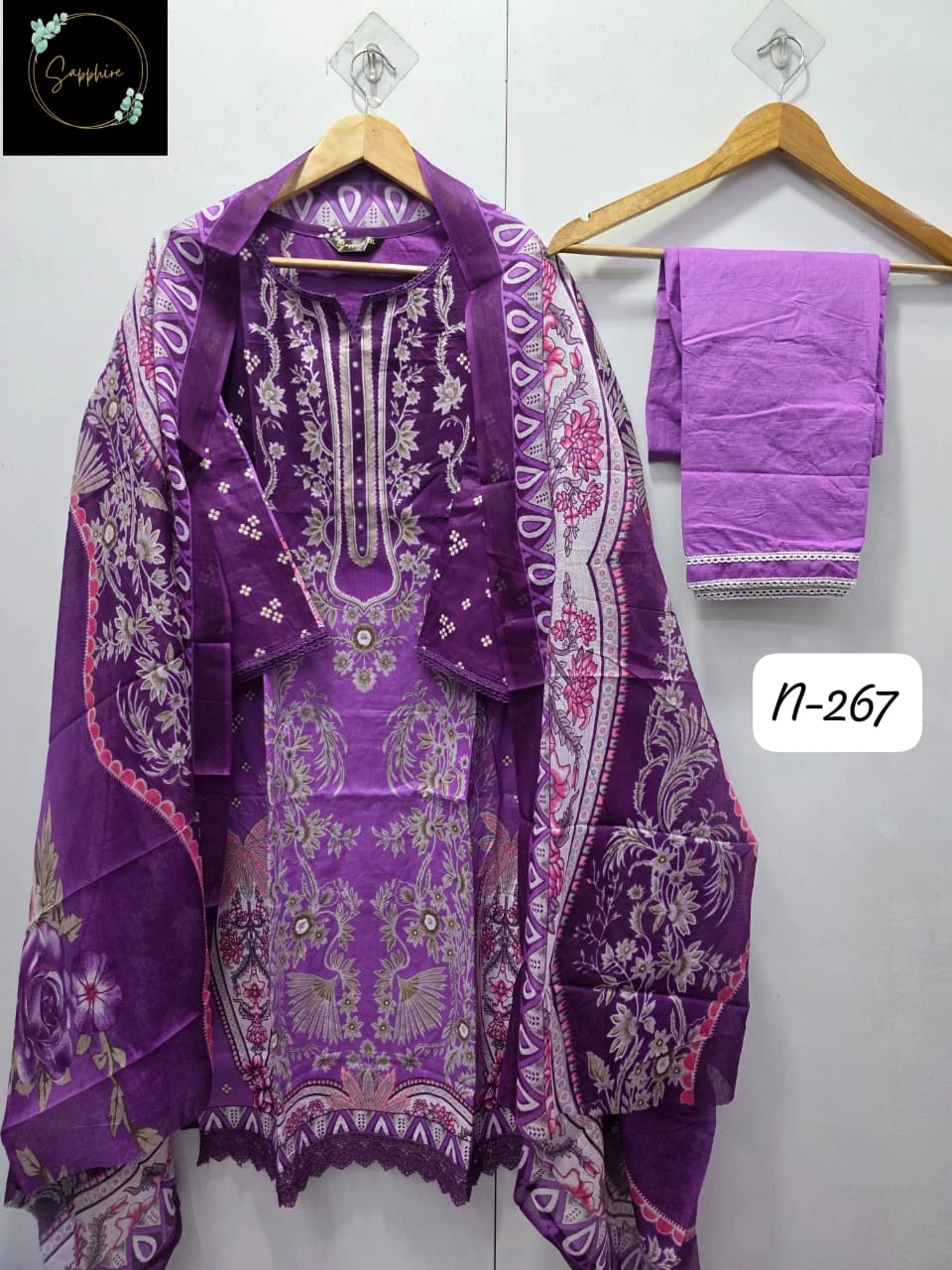 Sapphire Agha Noorain-267 Pure Lawn Wholesale Readymade Pakistani Suit Collection