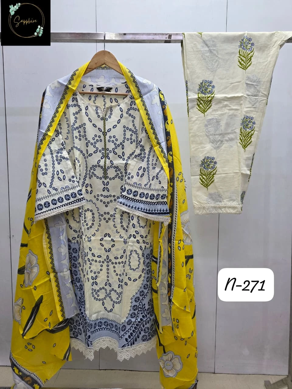 Sapphire Agha Noorain-271 Pure Lawn Wholesale Readymade Pakistani Suit Collection