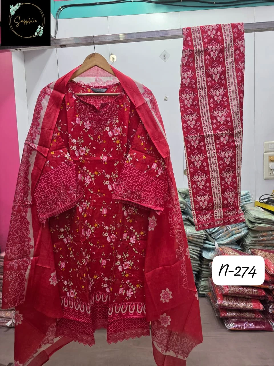 Sapphire Agha Noorain-273 Pure Lawn Wholesale Readymade Pakistani Suit Collection