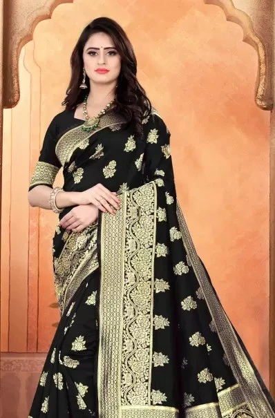 Sd Banarasi Silk Vol 1 Casual Woven Worked Fancy Saree Collection