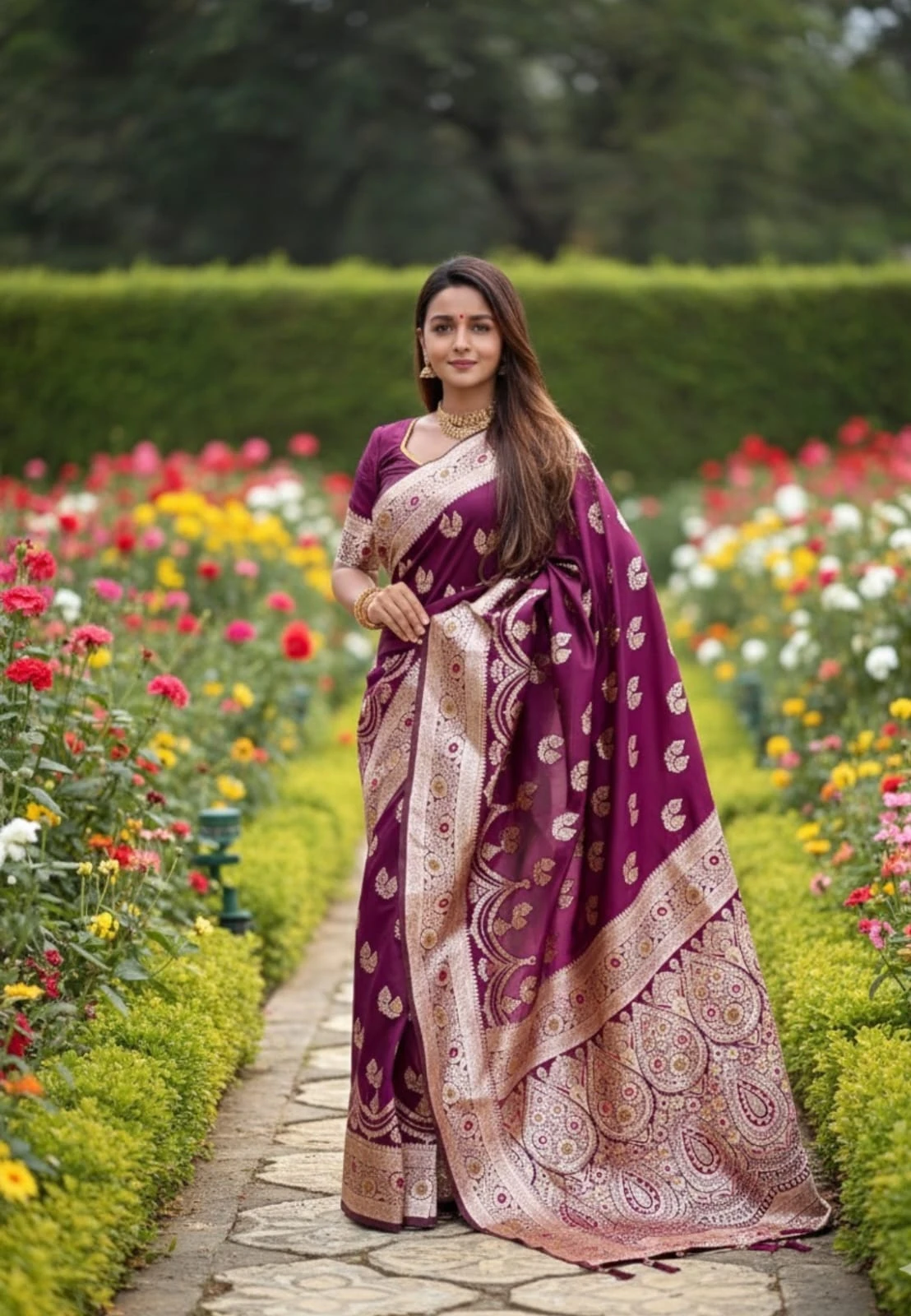 Vt 6078 T Banarasi Silk Zari Weaving Fancy Saree Collection