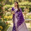 Vt 6078 T Banarasi Silk Zari Weaving Fancy Saree Collection