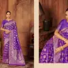Zarkaashi Kanika Katan Silk Festival Wear Saree Collection