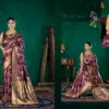 Zarkaashi Vidhatri Katan Silk Festival Wear Saree Collection