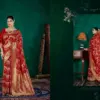 Zarkaashi Vidhatri Katan Silk Festival Wear Saree Collection