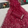 6330 Modal Jimmy Choo Embroidered Saree Collection