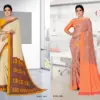 Angoori Crape Vol 7 Printed Crepe Uniform Saree Collection