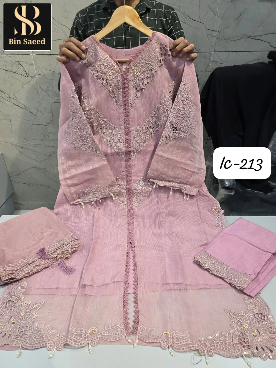 Bin Saeed IC-213 Heavy Fancy Wholesale Readymade Pakistani Suit Collection