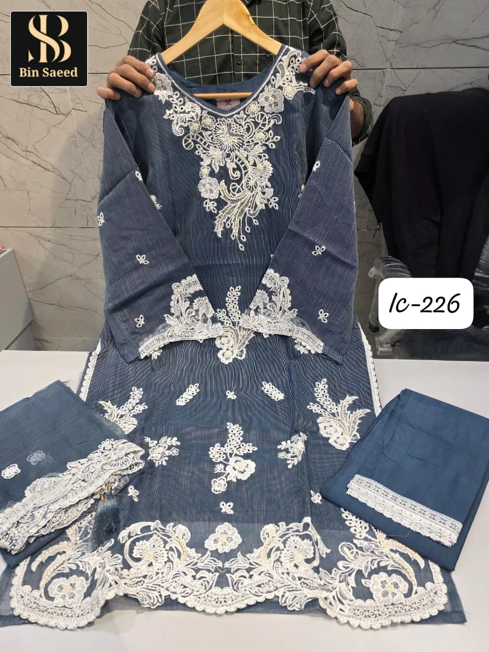 Bin Saeed IC-226 Heavy Fancy Wholesale Readymade Pakistani Suit Collection