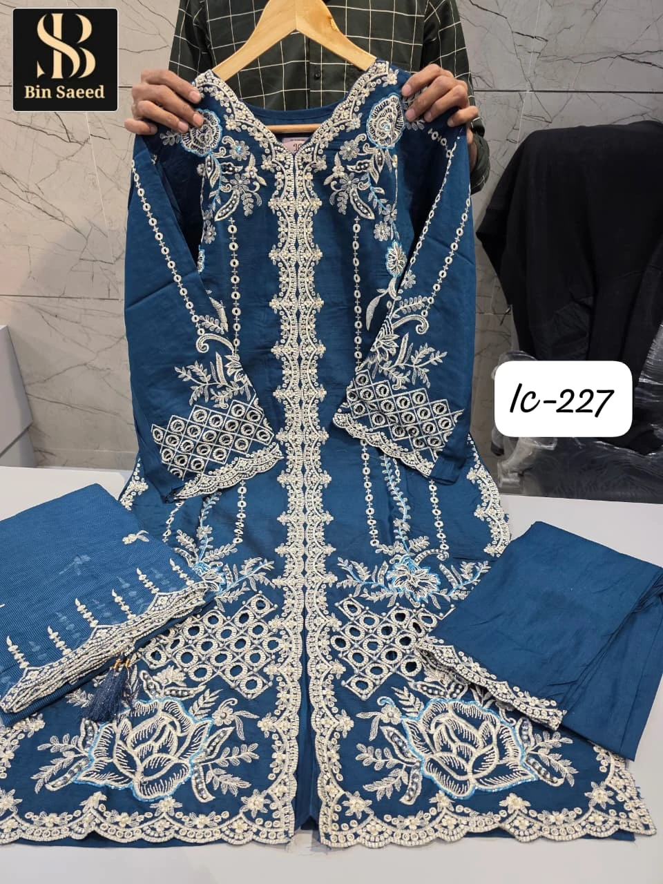 Bin Saeed IC-227 Heavy Fancy Wholesale Readymade Pakistani Suit Collection