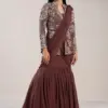 Bt 7135 Chinon Embroidery Worked Trending Party Wear Jacket Lehenga with Dupatta