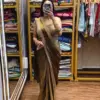 Bt 7137 Satin Sequence Ready to Wear Fancy Saree