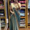 Bt 7137 Satin Sequence Ready to Wear Fancy Saree