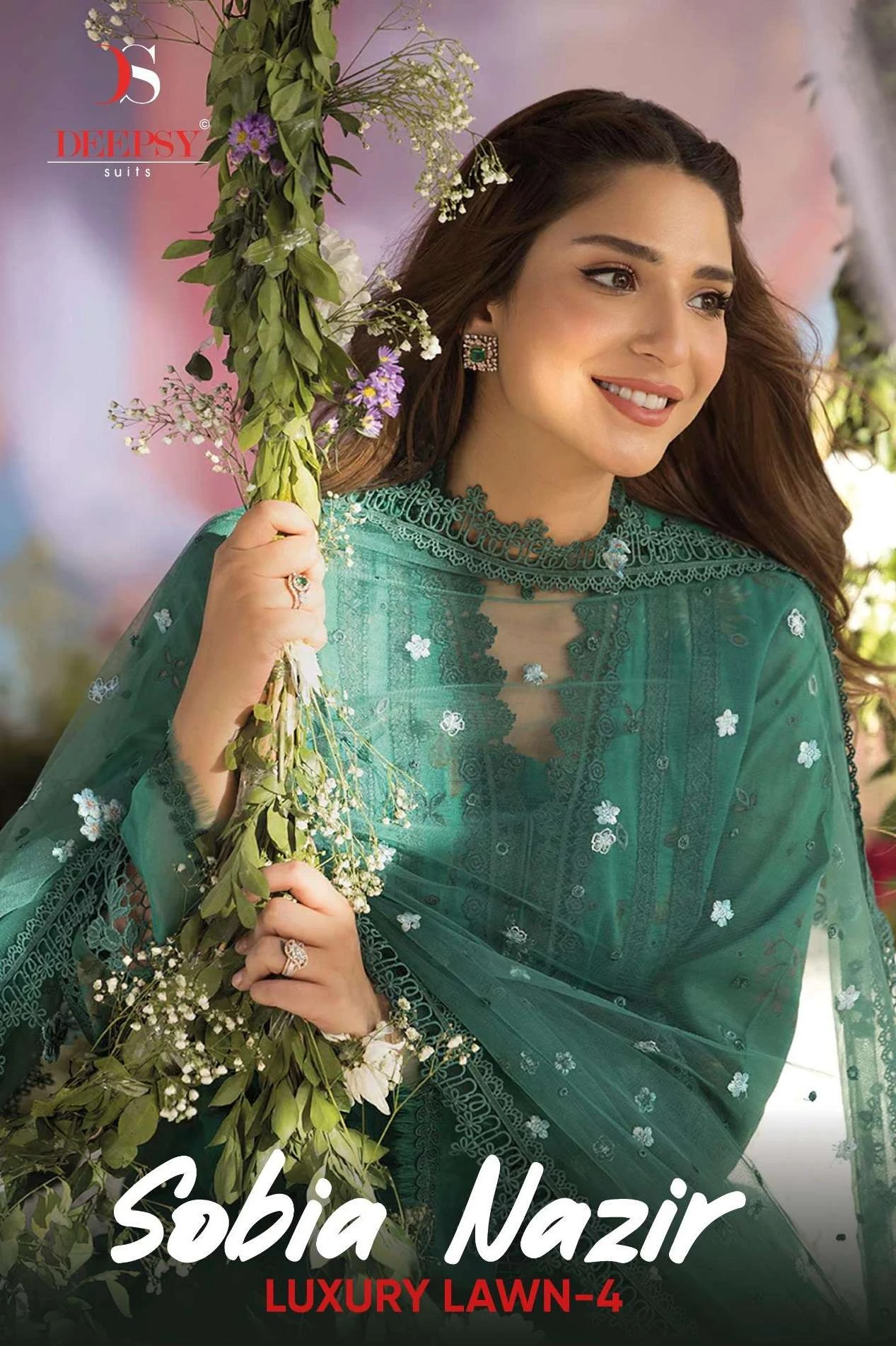 Deepsy Suits Sobia Nazir Luxury Lawn 25 Vol 4