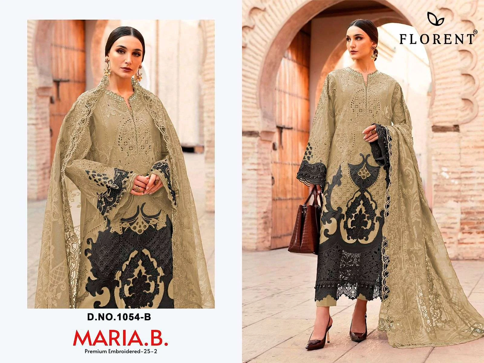 Florent Tm Maria B Premium Embroidered 25 Vol 2 Hit Design Collection