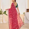 Jalnidhi Ful Patti Georgette with Embroidery Bandhani Saree Collection