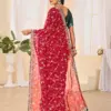 Jalnidhi Ful Patti Georgette with Embroidery Bandhani Saree Collection