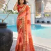 Jalnidhi Saloni Moss Chiffon with Fancy Bandhani Printed Saree Collection